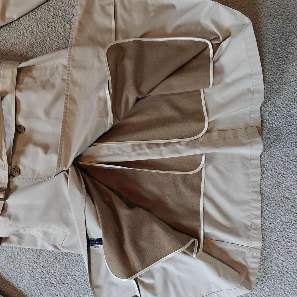 Vintage Christian Dior Monsieur 46 XL Classic Beige Trench Coat - Picture 5 of 16